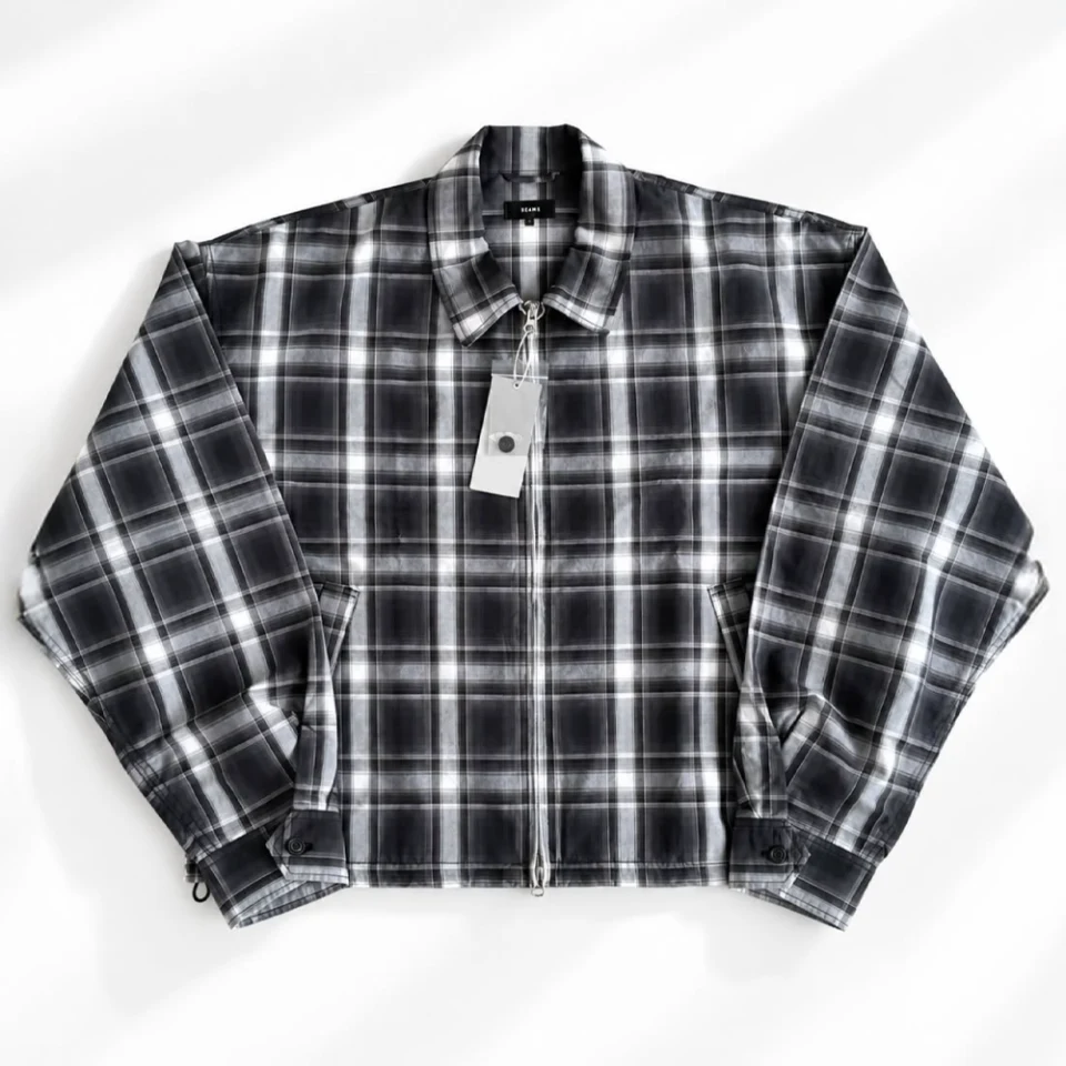 BLOUSON JACKET - Ombre Check